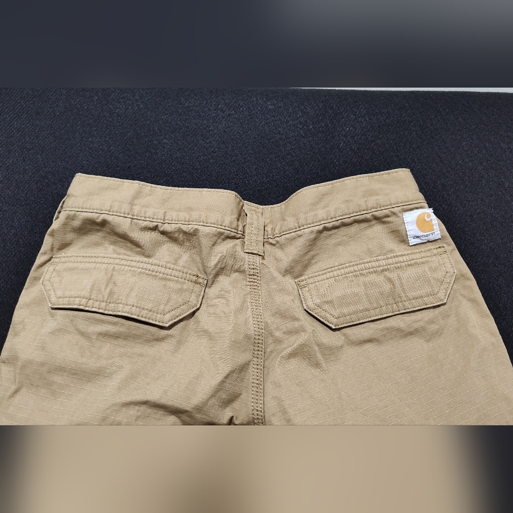 Carhartt Men's Relaxed Fit Straight Force Tan Cargo Pants, 30x30 - Picture 9 of 13